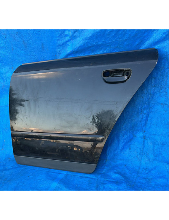 Porta Traseira Esquerda Audi A4 2002 2003 2004 2005 2006 Esquerda Preto