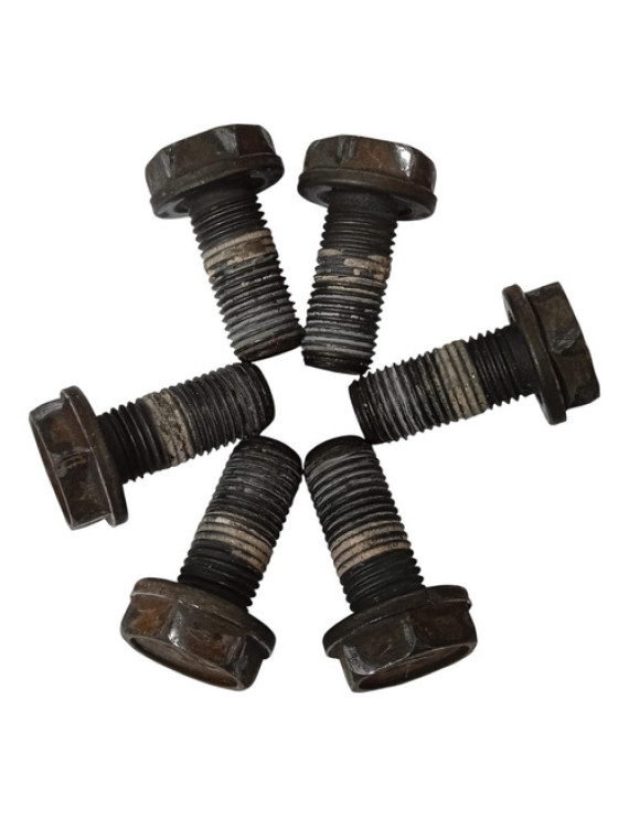 Kit Parafuso Volante Motor Jac J3 2010 - 2015 Preto