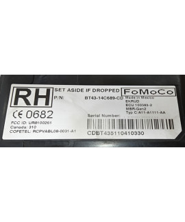 Modulo Estacionamento Direito Ford Edge 2011 / Bt4314c689cd Preto