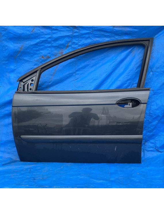 Porta Dianteira Esquerda C5 2001 2002 2003 2004 2005 Preto