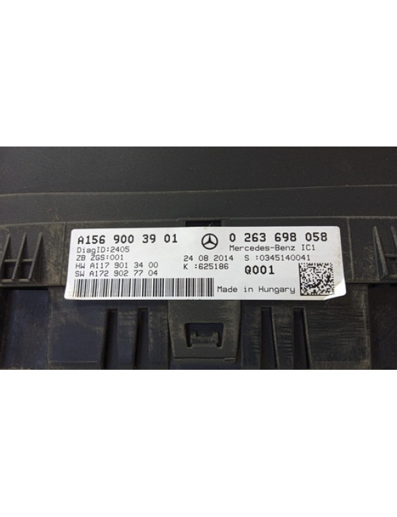 Painel Instrumentos Mercedes Gla 200 2015 2016 2017 2018