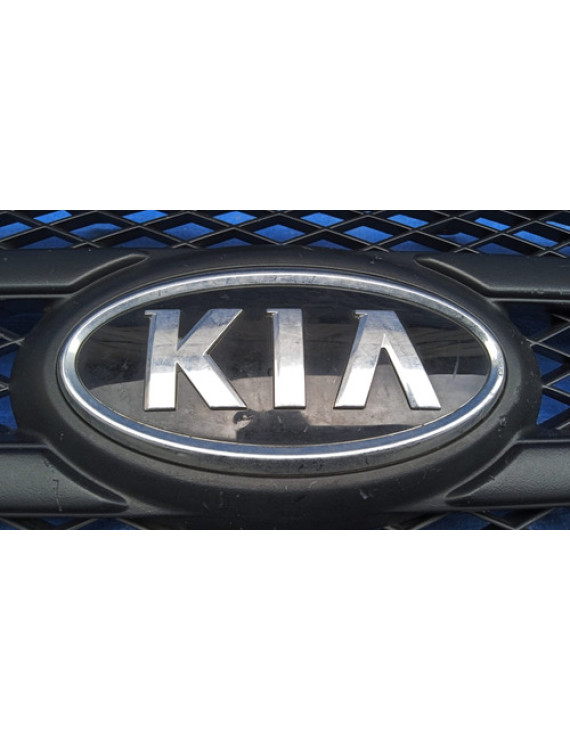Grade Frontal Emblema Kia Carens 2007 - 2012 Detalhe