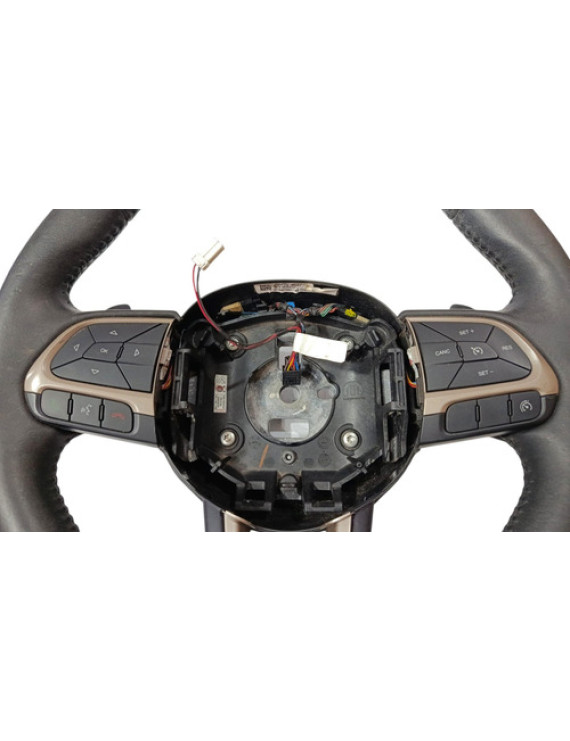 Volante Com Comando Som Jeep Renegade 2015 - 2021 Preto
