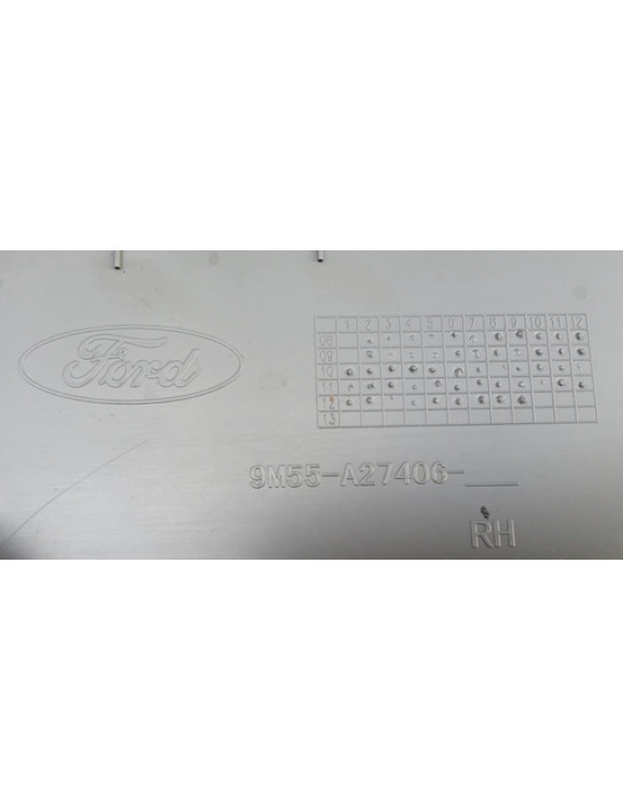 Forro Porta Traseira Direita Focus Sedan 2009 - 2012 Cinza-escuro