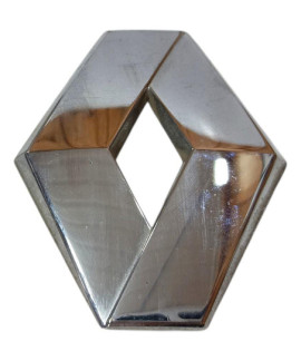 Emblema Tampa Traseira Renault Sandero 2008 - 2013 Prateado