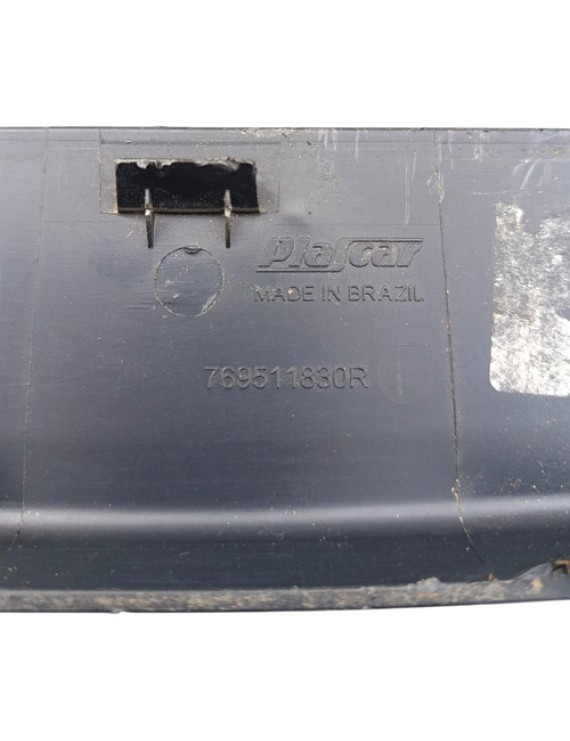 Friso Soleira Porta Direita Duster Oroch 2013 - 2019 Preto