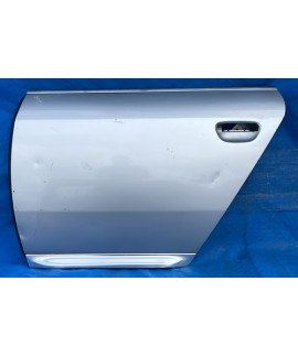 Porta Traseira Esquerda Audi A6 Allroad 2000 A 2005 Blindada Esquerdo Prateado