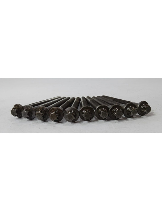 Kit Parafuso Mancal Virabrequim Mercedes C180 1.8 K 2005 Preto