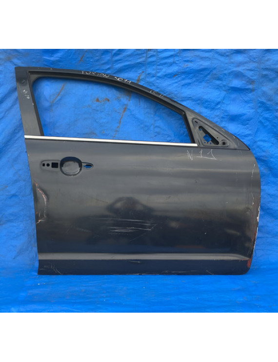 Porta Dianteira Direita Fusion 2010 2011 2012 - Dianteira - Direita - Preto