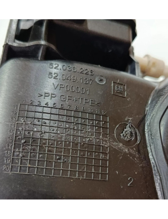 Portinhola Tanque Combustível Onix Prisma 2013 - 2019 Branco 2019