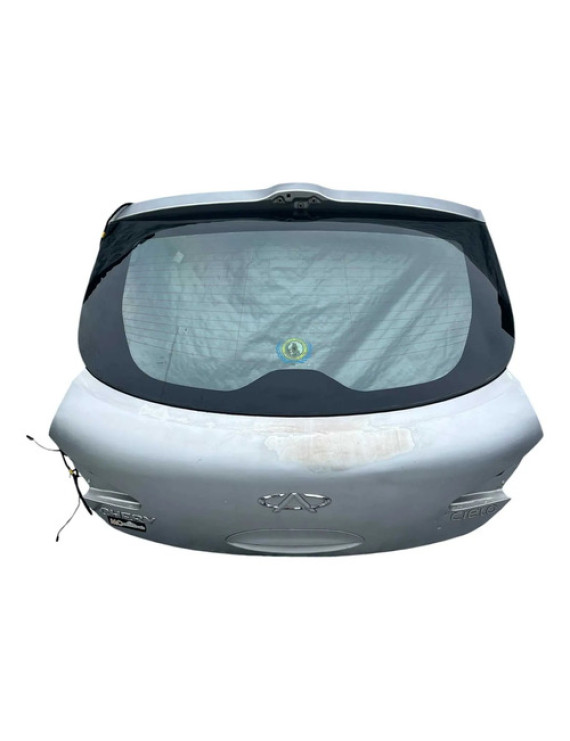 Tampa Traseira Chery Cielo Hatch 2010 2011 2012 Prateado