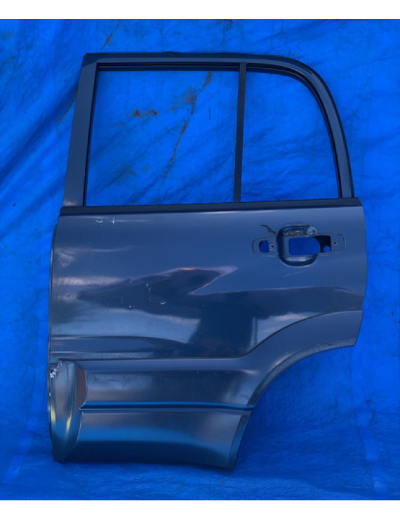 Porta Traseira Esquerda Tracker 2002 A 2008 Azul