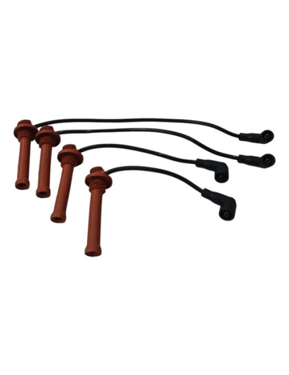 Kit Cabo Vela Chery Qq 1.1 2009 2010 2011 2012 2013 Preto