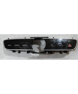 Botão Controle Mídia Botão Alerta Mercedes E300 C180 2020  Preto