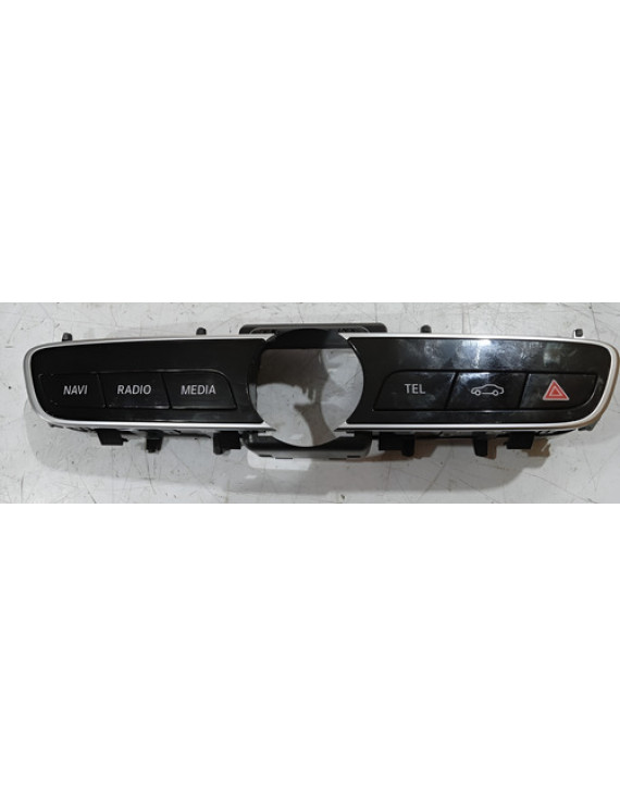 Botão Controle Mídia Botão Alerta Mercedes E300 C180 2020  Preto