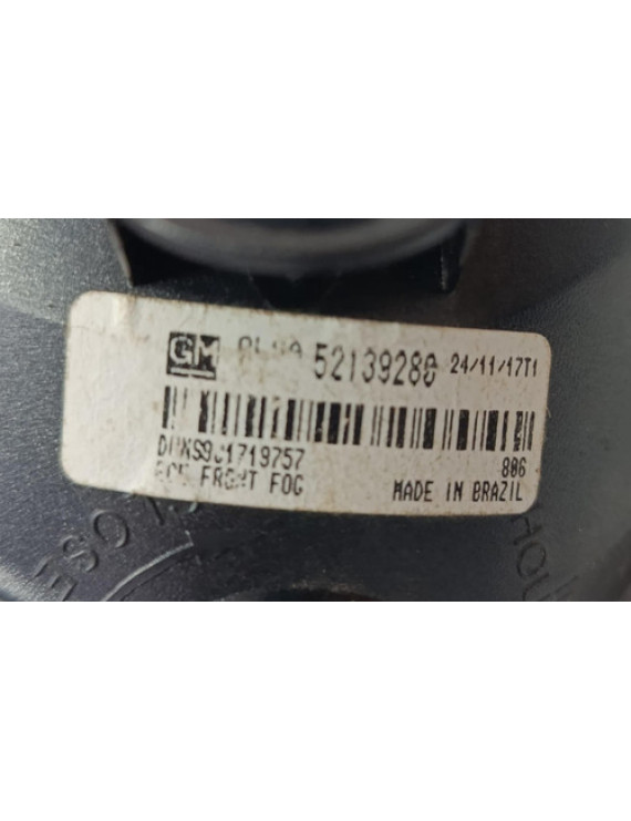 Farol Milha Esquerdo Prisma Onix 2013 - 2018 Branco