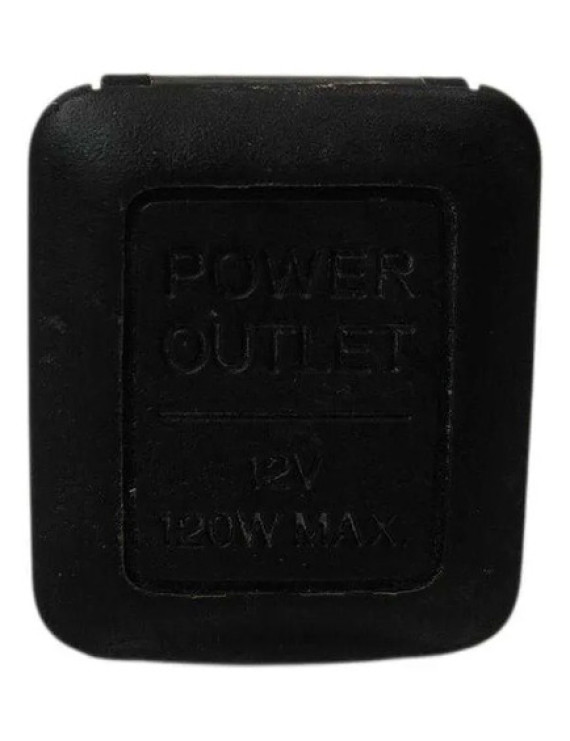 Tomada 12v Crv 2007 2008 2009 2010 2011 Preto