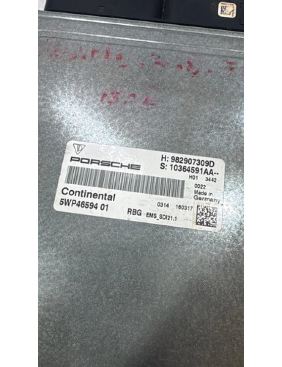 Módulo Injeção Porsche 718 Cayman 2016 / 5wp4659401