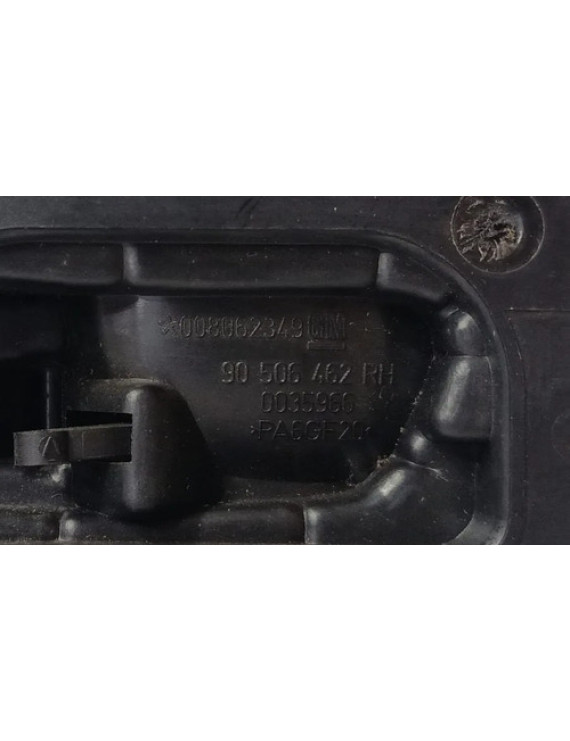 Maçaneta Interna Traseira Direita Vectra 1997 - 2005 Preto Traseira