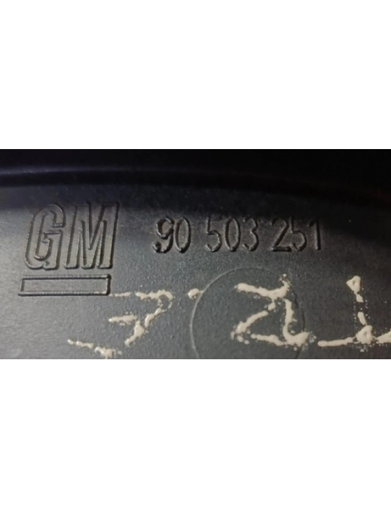 Puxador Porta Traseira Esquerda Vectra 1997 - 2005 Preto Traseira