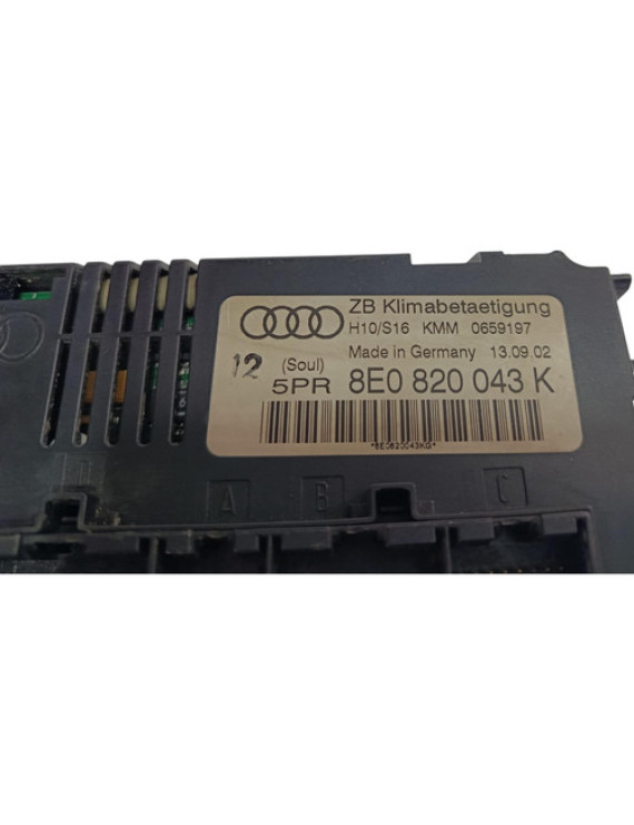 Painel Controle Ar Condicionado Audi A4 2005 Detalhe