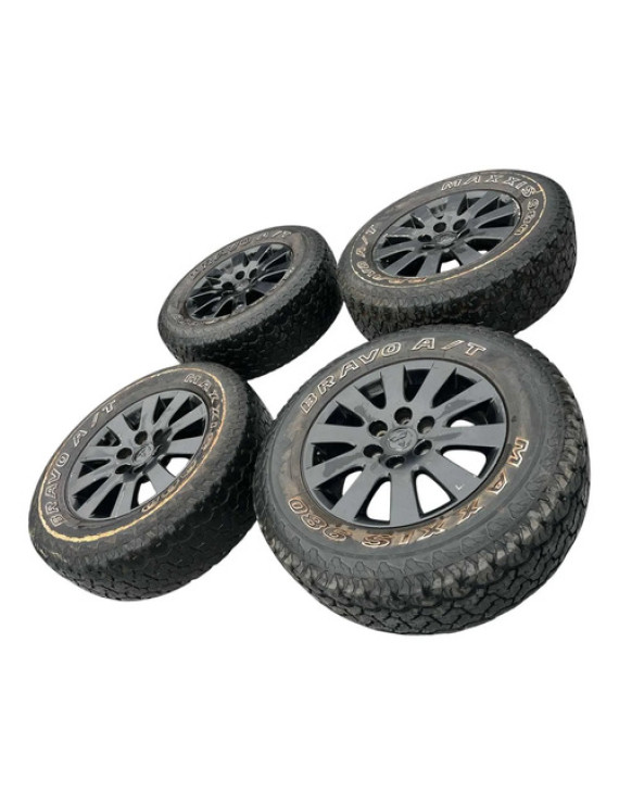 Jogo De Rodas Aro 18 Pajero Full 2007 2008 2009 Preto