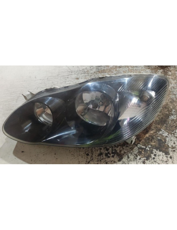 Farol Esquerdo Toyota Corolla Fielder Fumê 2006