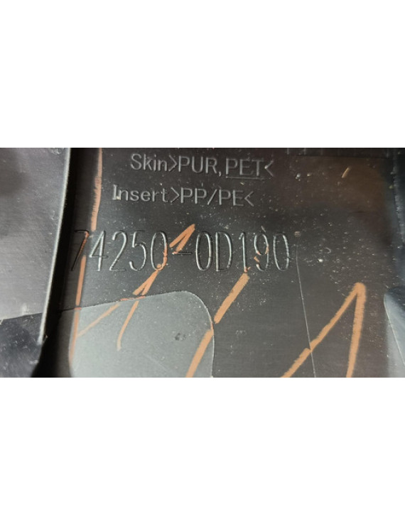 Acabamento Encosto Braço Traseiro Direito Yaris 2019 2020