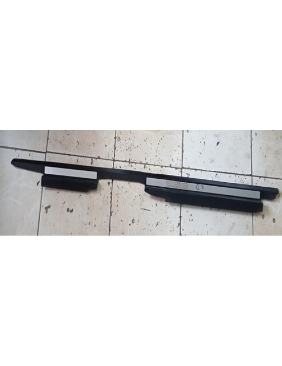 Soleira Externa Direita Audi A6 Allroad 2001 - 2005 Preto