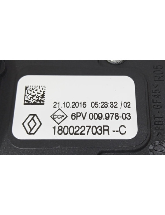 Pedal Acelerador Duster Oroch 2016 2017 2018 2019 2020