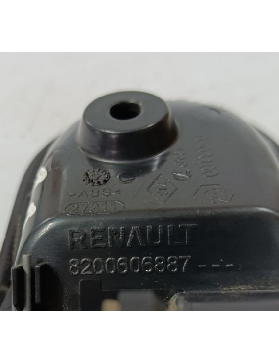 Maçaneta Interna Dianteira Direita Sandero 2008 - 2012 Preto Dianteira