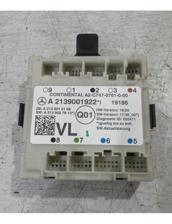 Módulo Porta Dianteiro Esquerdo Mercedes E300/ A2139001922  