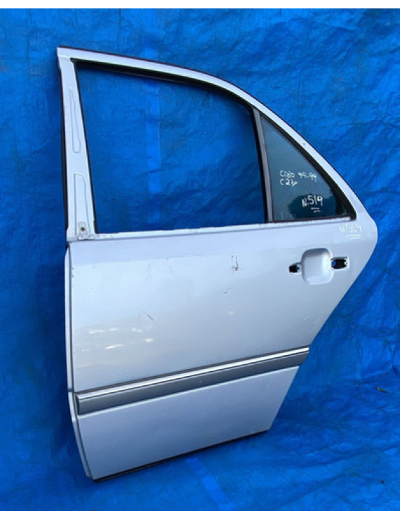 Porta Traseira Esquerda C180 C230 1994 A 1999 Traseira Esquerda Prateado