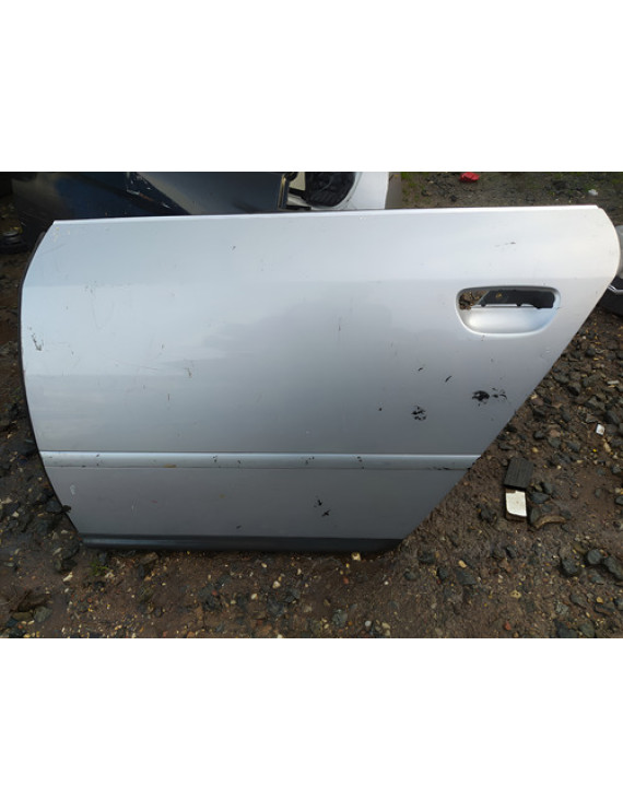 Porta Traseira Esquerda Audi A4 2002 2003 2004 2005 2006 Dianteira Esquerdo Prateado