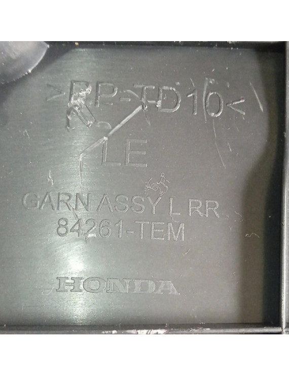 Acabamento Direito Porta Malas Honda Civic 2.0 2019