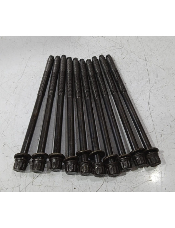 Kit Parafuso Cabeçote Civic 1.8 2012 2013 2014 2015 2016 Preto