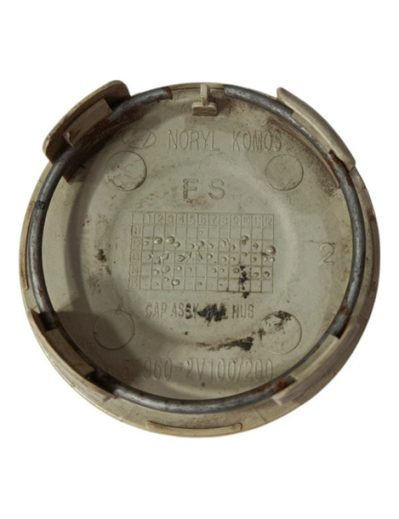 Calota Miolo Centro Roda Hb20 2013 - 2019 Preto