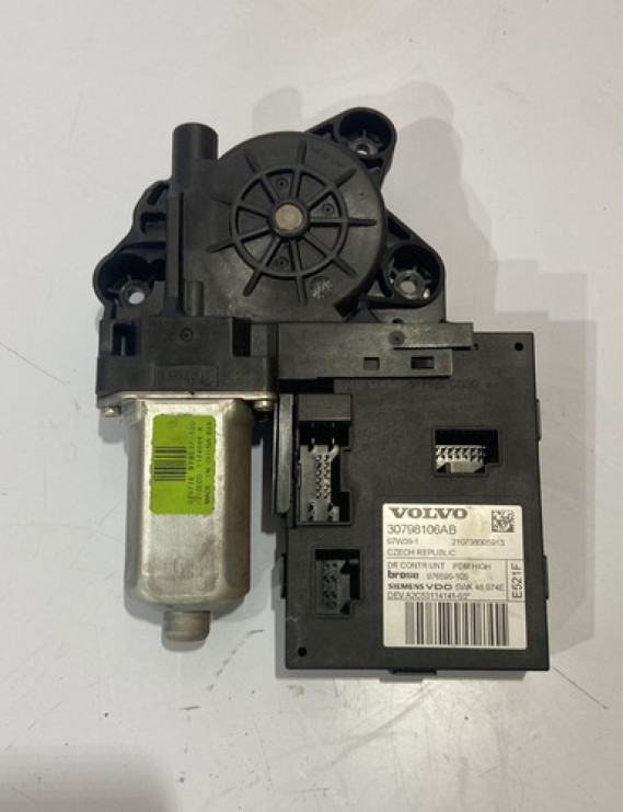Motor De Vidro Dianteiro Direito Volvo C30 2008 - 2011