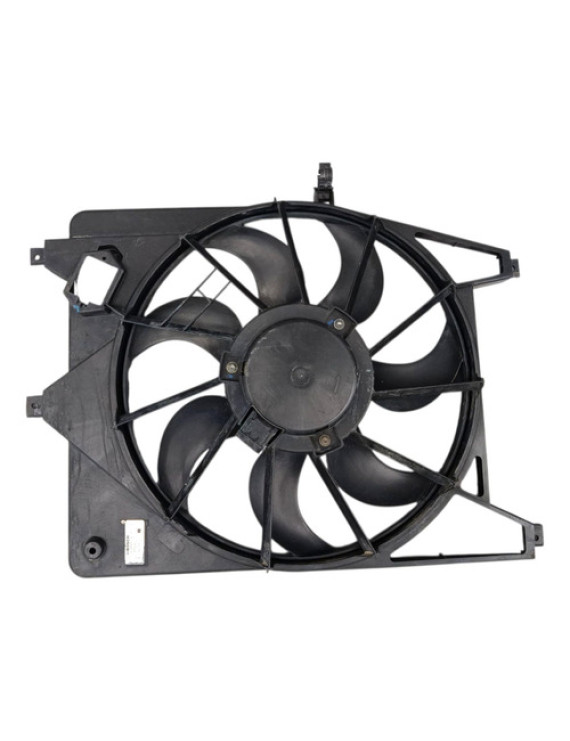 Ventoinha Radiador Sandero 1.6 2008 2009 2010 2011 2012 Preto