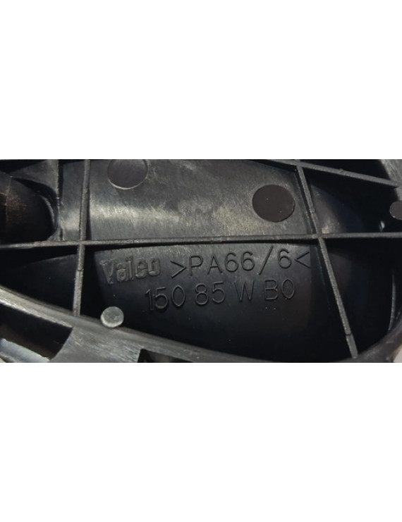 Maçaneta Interna Direita Peugeot 206 207 2007 - 2012 Preto Dianteira/traseira