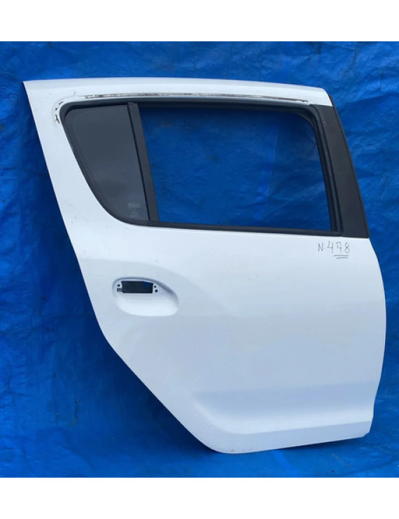 Porta Traseira Direita Sandero 2014 15 16 17 2018 2019 2020 Traseira Direita Branco