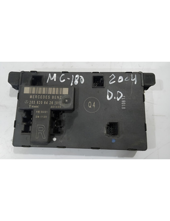 Módulo De Porta Dianteira Direita Mercedes C180 2002 - 2006 Preto