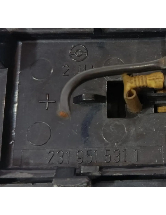 Botão Buzina Kombi 1976 - 2014 Preto