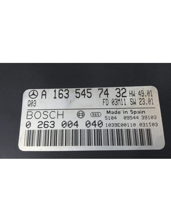 Módulo Estacionamento Mercedes Ml500 2005 / A1635457432 Preto