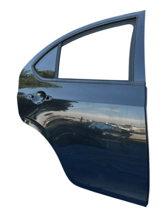 Porta Traseira Direita Jac J3 Hatch 2010 A 2014 Preto