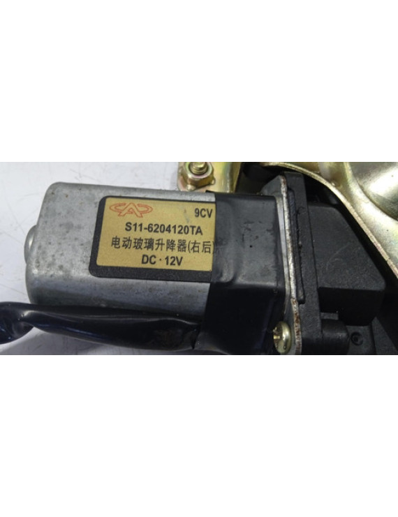 Máquina Vidro Traseira Direita Chery Qq 2011 - 2015