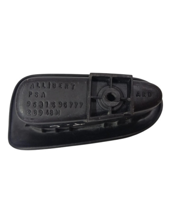 Puxador Porta Traseira Direita Peugeot 206 207 2007 - 2012 Preto