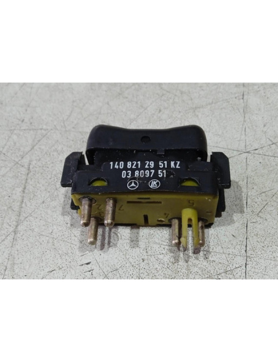 Botão Vidro Dianteiro Direito Mercedes C280 1998 - 2000