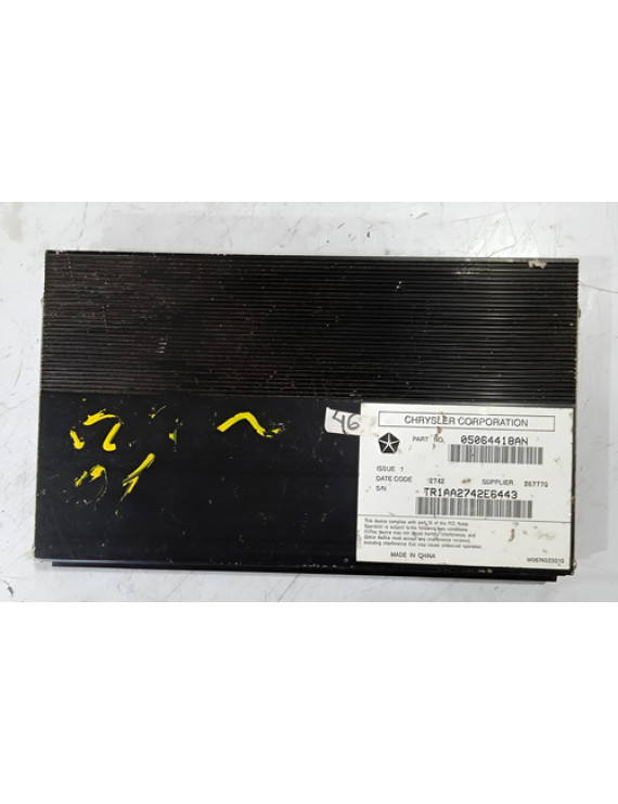 Módulo Amplificador Som Dodge Ram 2009 - 2013 /05064418an    Preto