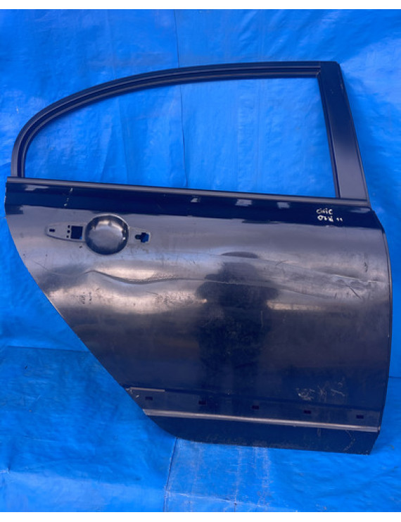 Porta Traseira Direita New Civic 2007 - 2011 / Detalhe Direito Preto